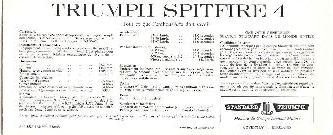 Triumph- Spitfire MK I bzw. Spitfire 4 (F)(R&uuml;ckseite)